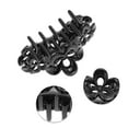 thumbnail image 2 of Unique Bargains 1 Pc Fashion Flower Hair Clips Hairdo Clip Black, 2 of 5
