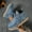 🔥 Blue, variant on Msgweeeg Womens Boots Winter Boots for Women Women Fashionable Casual Versatile Plus Size Tassel European and Western Denim Style Short Boots