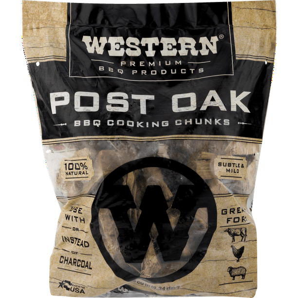 Western Premium BBQ Post Oak Smoking Chunks