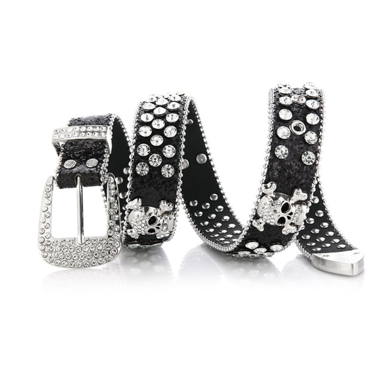 MINGPAI Head Skull Buckle Belts Women Pu-leather Gothic Y2k  display picture 2