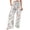 504_Pink, variant on Pants for Women Women's Retro Printed Fashionable Drawstring Loose Pants High Waisted Casual Pants Wide Leg Pants Blue XXL Trousers