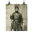 thumbnail image 2 of Print: Civil War Soldier, Union Uniform, Forage Cap, Bayoneted Musket, 2 of 4