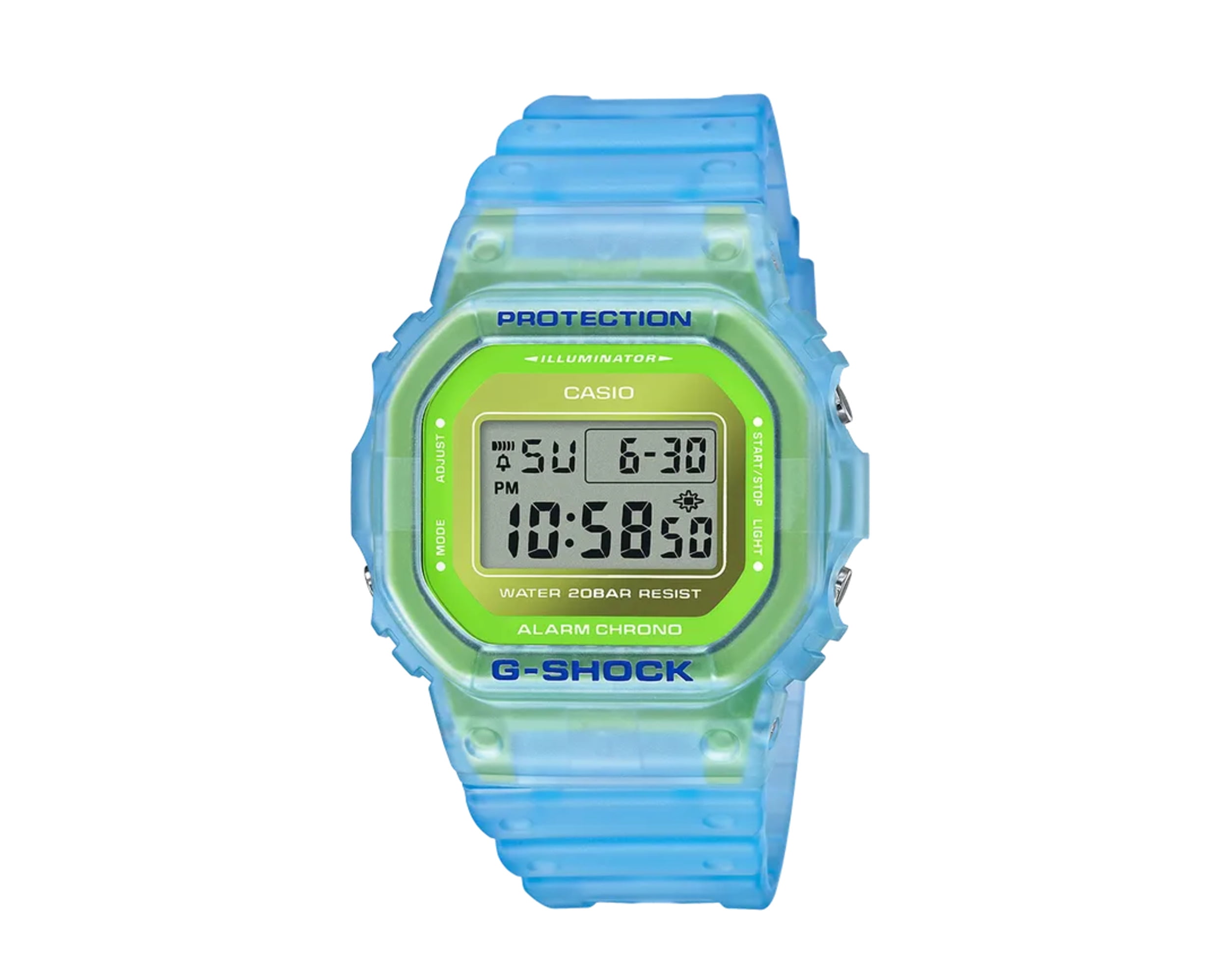 Casio DW5600 Semi-Transparent Digital Resin Watch - Walmart.com