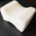 thumbnail image 5 of Memory Foam Knee Pillow Orthopedic Knee Support Pillow Wedge Contour Leg Pillow for Side Sleeper, 5 of 5