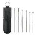 thumbnail image 1 of Kit de herramientas de eliminación de cera de oídos de acero inoxidable, juego de púas para orejas, limpiador y removedor de púas (2 juegos) Botao, 1 of 5