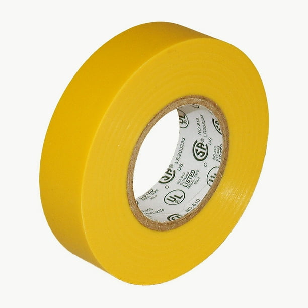 JVCC ETape Colored Electrical Tape 3/4 in x 66 ft. (Yellow)