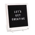 thumbnail image 1 of Felt Letter Board with Stand,10x10 inch Changeable Letterboard and Message Board,Letter Board Sign Include 792PCS Precut Letters, 1 of 1