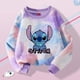 thumbnail image 5 of Sudaderas de Disney Stitch para niños, suéteres de manga larga con efecto tie-dye a la moda para niñas, ropa de otoño e invierno con dibujos animados para niños, regalos de cumpleaños, 5 of 5