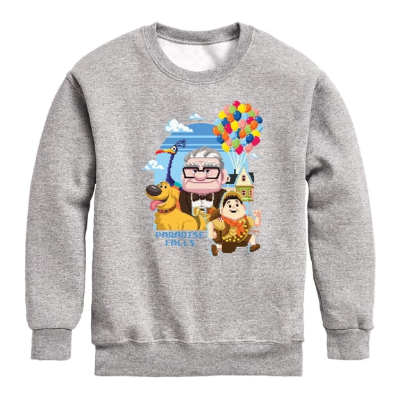 Up - Carl, Russell And Friend Group Boys' Graphic Long Sleeve Fleece Sweatshirt