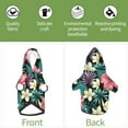 thumbnail image 5 of Bingfone Green Tropical Leaves Dog Clothes Hoodie, Pet Winter Coat,Puppy Sweatshirts For Small Dogs Boy Girl,Suitable For All Breeds-Small, 5 of 8