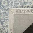 thumbnail image 4 of SAFAVIEH Micro-Loop Marina Floral Bordered Wool Runner Rug, Blue/Light Blue, 2'3" x 7', 4 of 7