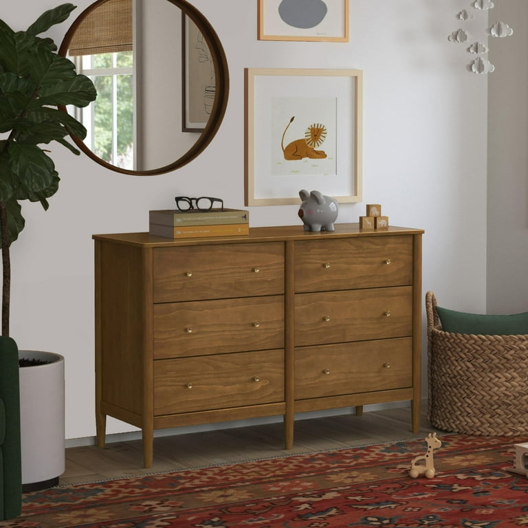 専用 新品同様 drawer フリンジカットソー サイズ2  ブラミンク DaVinci Frem 6-Drawer Dresser in Walnut - Walmart.com