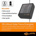 thumbnail image 2 of 7024572 FENCE ENERGIZER SOLAR S6 Gallagher S6 Solar-Powered Fence Energizer .74 mi. Black (Pack of 1), 2 of 6