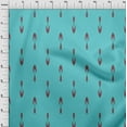 thumbnail image 3 of oneOone Cotton Poplin Fabric Arrow Ikat Print Sewing Fabric BTY 42 Inch Wide, 3 of 4