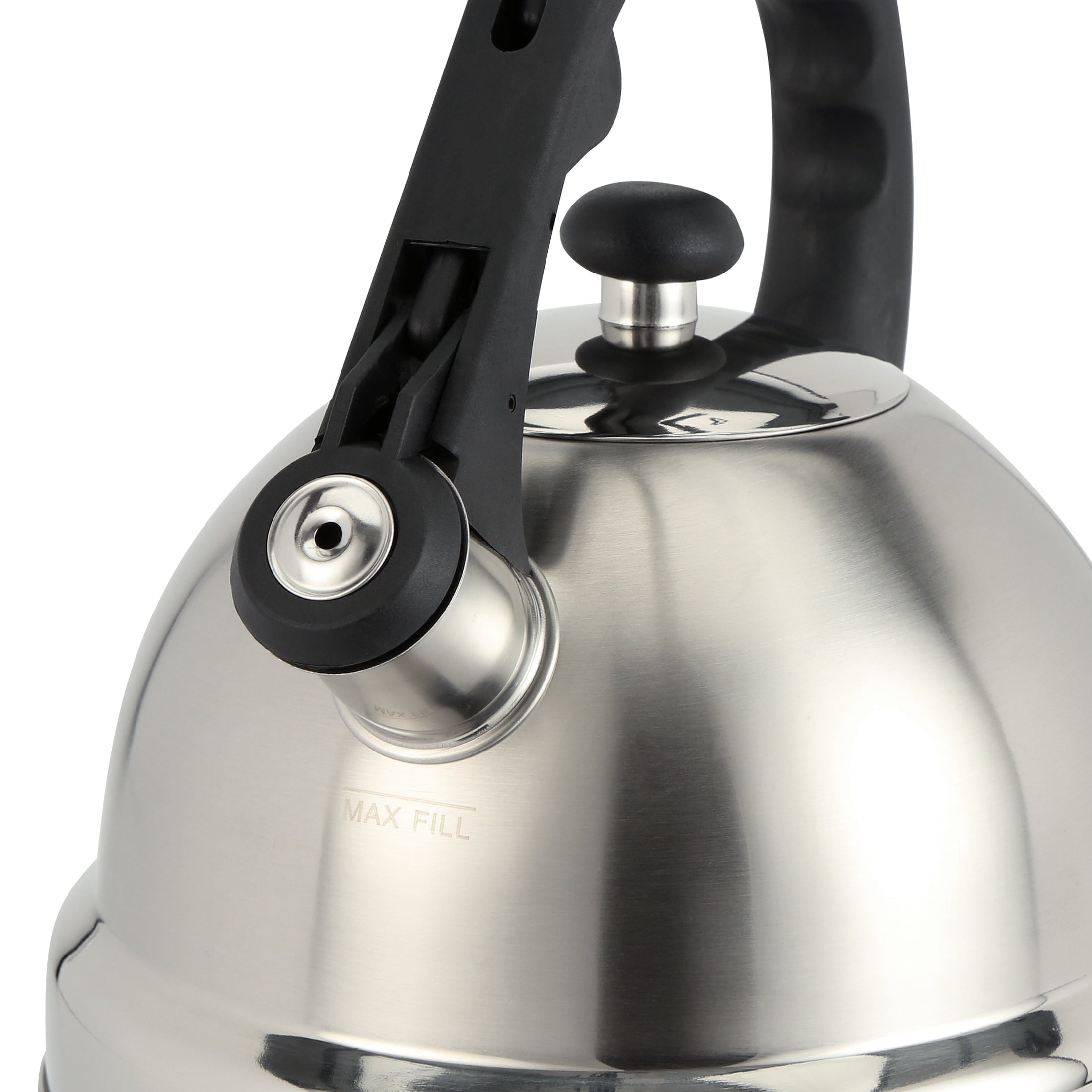 Kenmore Halsted Stainless Steel Tea Kettle 2.1 Qt Silver - Office