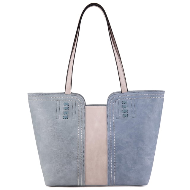 Bolso de mano Montana West con asa en la parte superior azul MWC-118BBL