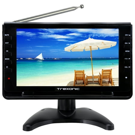 9500 Lcd - Trexonic Portable Ultra Lightweight Rechargeable Widescreen 9