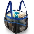 thumbnail image 4 of Monstrate Bolsas de almacenamiento de malla para caminar en la playa, bolsas de ducha colgantes para piscina, herramienta de maquillaje, organizador de Almacenamiento y organización del hogar Azul Monstrate HA065527-02B, 4 of 6