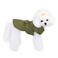 thumbnail image 1 of XWSHYW Ropa para Mascotas para Gatos Ropa para Mascotas, Cortavientos Europeo y Tricolor, Ropa para Perros Pequeños, 1 of 5