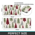 thumbnail image 7 of Multicolor Christmas Tree Pattern Kitchen Rugs Sets Of 2,Anti Fatigue Kitchen Mat Rugs Non Slip Washable,Decorative Kitchen Floor Mats for Kitchen,Sink,Laundry,17"x30"+17"x47", 7 of 7