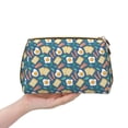 thumbnail image 4 of Gaeub Eggs Toast Bacon And Arugula Printed Travel Cosmetic Bag,Makeup Bag, Large Capacity Toiletry Bag for Women, Portable Pouch Make Up Organizer with Zipper and Divider, 4 of 8