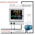 thumbnail image 3 of Home Digital Display Electricity Meter Monitors Voltages Current Power Factor Electric Energy Frequency Meter Enduring, 3 of 7