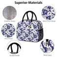 thumbnail image 4 of Womens Pioneer Flower Floral Print Pattern Lunch Box for Work,Insulated Lunch Bag for Women,Loncheras Para Mujer,Leakproof Adult Lunch Bag for Work,Beach,Travel,Picnic,Camping, 4 of 6