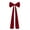 Red, variant on 5.9 Ft Extra Large Christmas Satin Bow for Christmas Tree Topper, Giant Red Velvet Hanging Bow for Tree Front Door Window Wall Mantle Patio Outdoor Indoor Decor