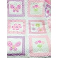thumbnail image 4 of Papillons Roses & Fleurs Literie Fille Ensemble de Couette en Coton pour Lit Simple, 4 of 9