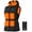 Black, variant on Women's Lightweight Heated Vest with Detachable Hood - Includes 7.4V 16000mAh Battery Pack (Black,L)