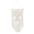 thumbnail image 2 of Tapiz Tejido De Bohemio Colgante Para Colgar En Adorno Beige Gloria Tapiz de macramé, 2 of 8