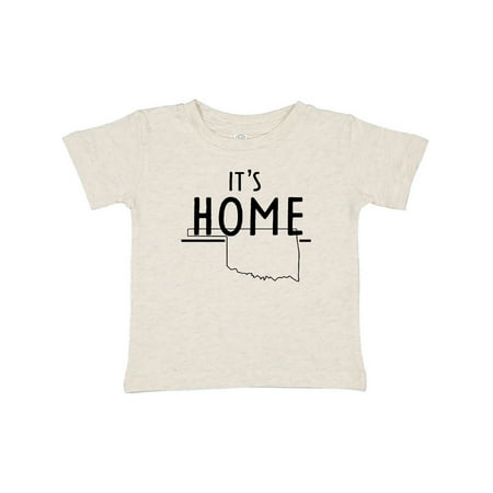 

Inktastic It s Home- State of Oklahoma outline Gift Baby Boy or Baby Girl T-Shirt
