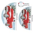 thumbnail image 4 of Ryvnso Christmas Tree Skirt Truck Christmas Tree Snow Xmas Tree Skirts Ornament Home Decorations 35.4", 4 of 6