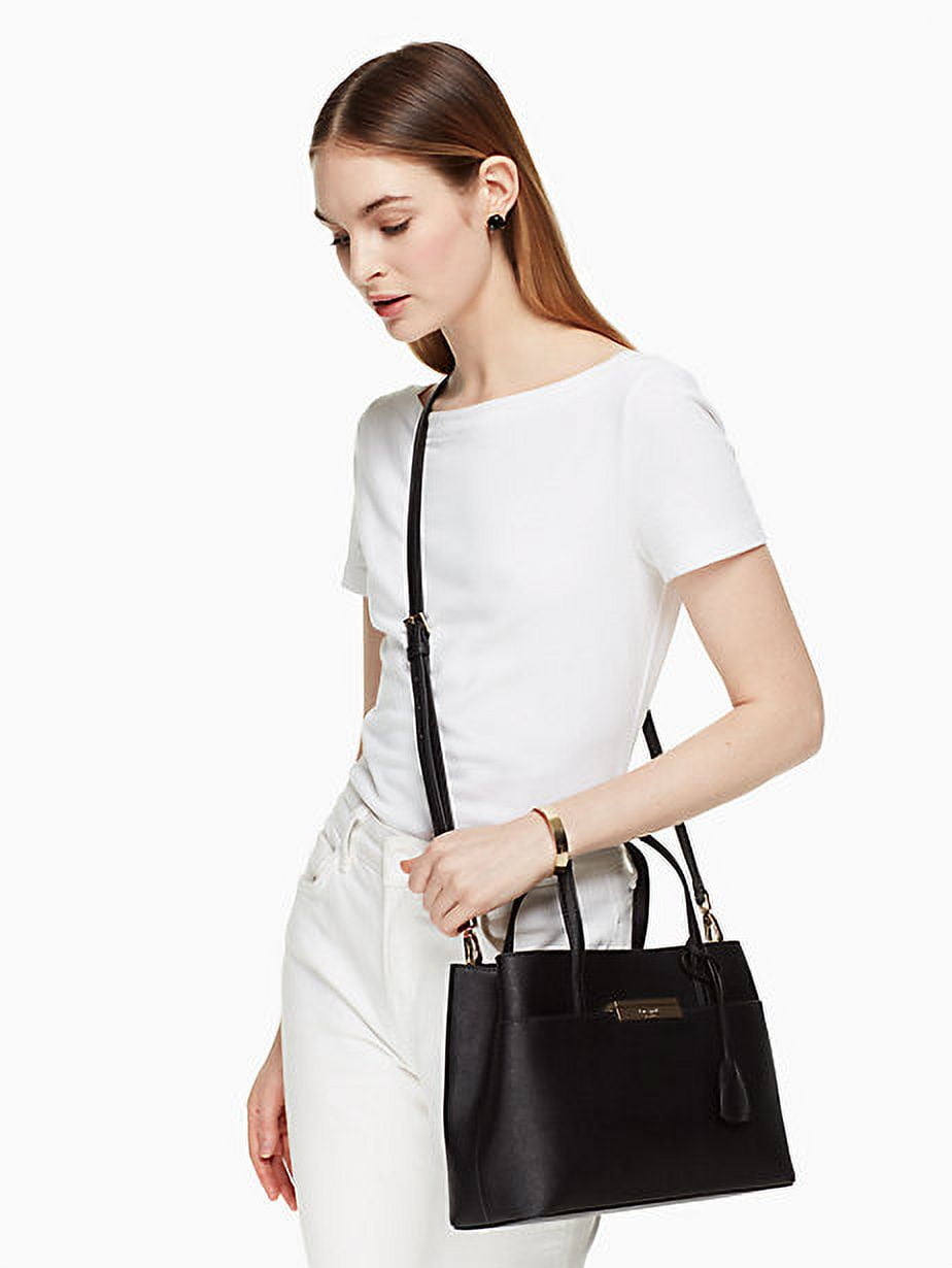 Kate Spade New York Maiden Way Saffiano Zuri Purse for Women - Black