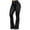 Black, variant on MIUOWANP Stretchy Jeans for Women Casual Pocket Buttons High Waist Micro Trumpet Jeans Trousers Red XXXXL