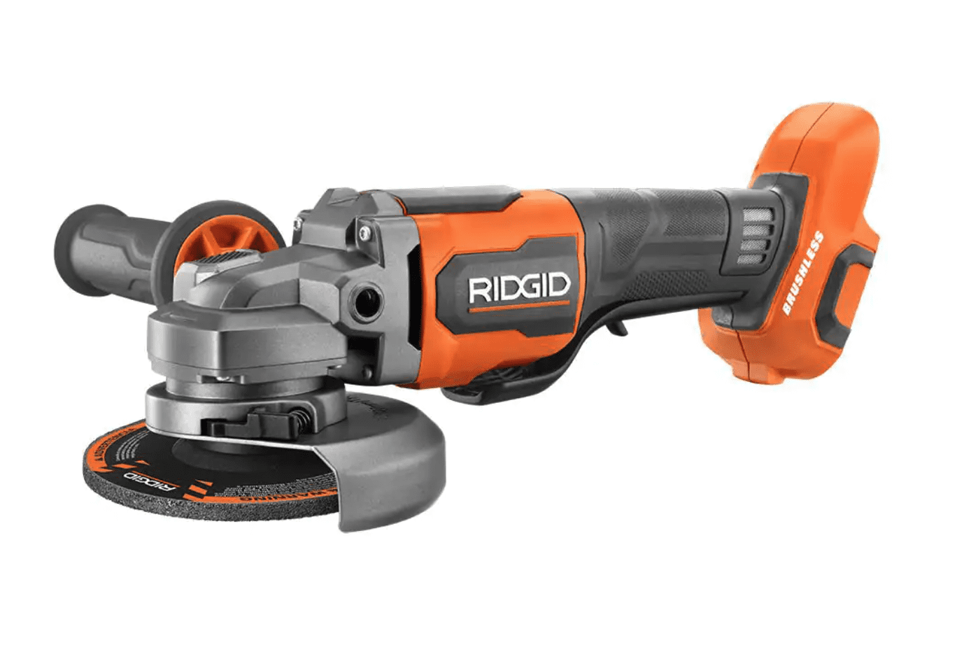 RIDGID 18V Brushless Cordless 41/2 in. Paddle Switch Angle Grinder