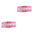thumbnail image 1 of Soidarity 24 Uds. De uñas artificiales, extralargas, con gradiente, puntas de uñas postizas, decoración para mujeres, accesorio de manicura para mujeres rojo 2piezas Soidarity CBP456228, 1 of 5