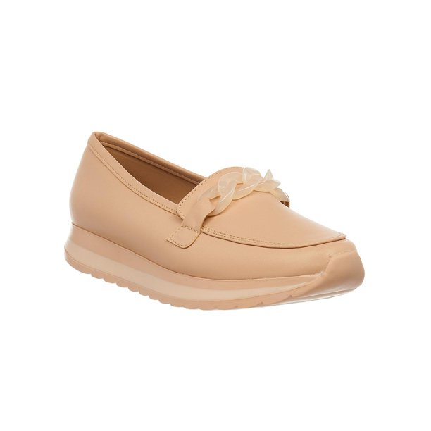 Zapato Con Plataforma Cadena Al Frente Casual Rosa Cómodo rosa 24 Clasben 024D2L