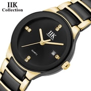 Mens watch classic waterproof quartz watch with calendar, mens wristwatch, fashionable trendy business watch