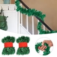 thumbnail image 3 of Corona navideña de 2 piezas de papel de aluminio Decoración total de 33 pies Serpentina metálica Decoración para árbol de Navidad Artículos para fiestas de fin de año para interior y exterior, 3 of 8