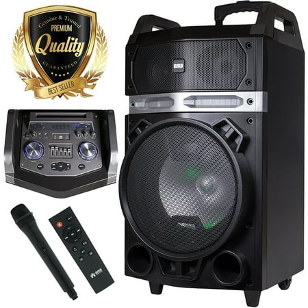 PKL102 1200W 12 inch Power Party Bluetooth / USB / Rechargeable Portable (Best 12 Powered Speaker)