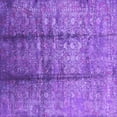 thumbnail image 1 of Ahgly Company Indoor Square Oriental Purple Industrial Area Rugs, 3' Square, 1 of 4