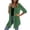 Olive Green, variant on Women's Swimwear Coverups Open Front Chiffon Cardigan with Bubble Half Sleeves Lightweight Shrugs for Beach Vacation Olive Green L