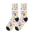 thumbnail image 5 of Crew Socks for Women Men, Happy Easter1  Moisture Running Athletic Football Striped Socks Cushion Tube Socks, 5 of 7