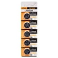 thumbnail image 1 of 5ct/Pack CR2025 Lithium 3-Volt Button Cell Battery Batteries For Clock, Key Remote Controller, PC mainboard, 1 of 2