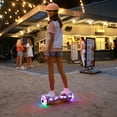 Jetson Litho X Hoverboard Weight Limit 220 Lb. 12 Purple Lava LED