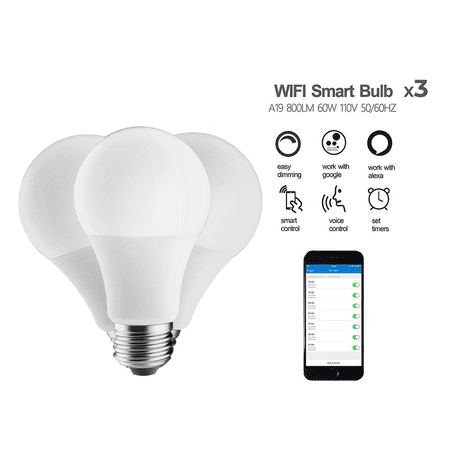

eco4life Smart LED Light Bulb (3 Pack)