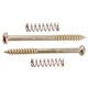 thumbnail image 3 of Tornillos de pastilla de Hierro perfecl de 3 mm para piezas de bajo eléctrico plateado, 3 of 8