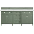 thumbnail image 6 of James Martin Vanities 650-V72-3Enc Brittany 72" Double Basin Poplar Wood Vanity Set -, 6 of 7