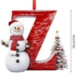 thumbnail image 3 of zhmrfg 26 Letters Christmas Tree Decoration Pendants - Personalized DIY Ornaments, Acrylic Alphabet Hanging Decor, Bright Colors for Tree, Home, and Holiday Customization, Perfect for a Vibe, 3 of 5